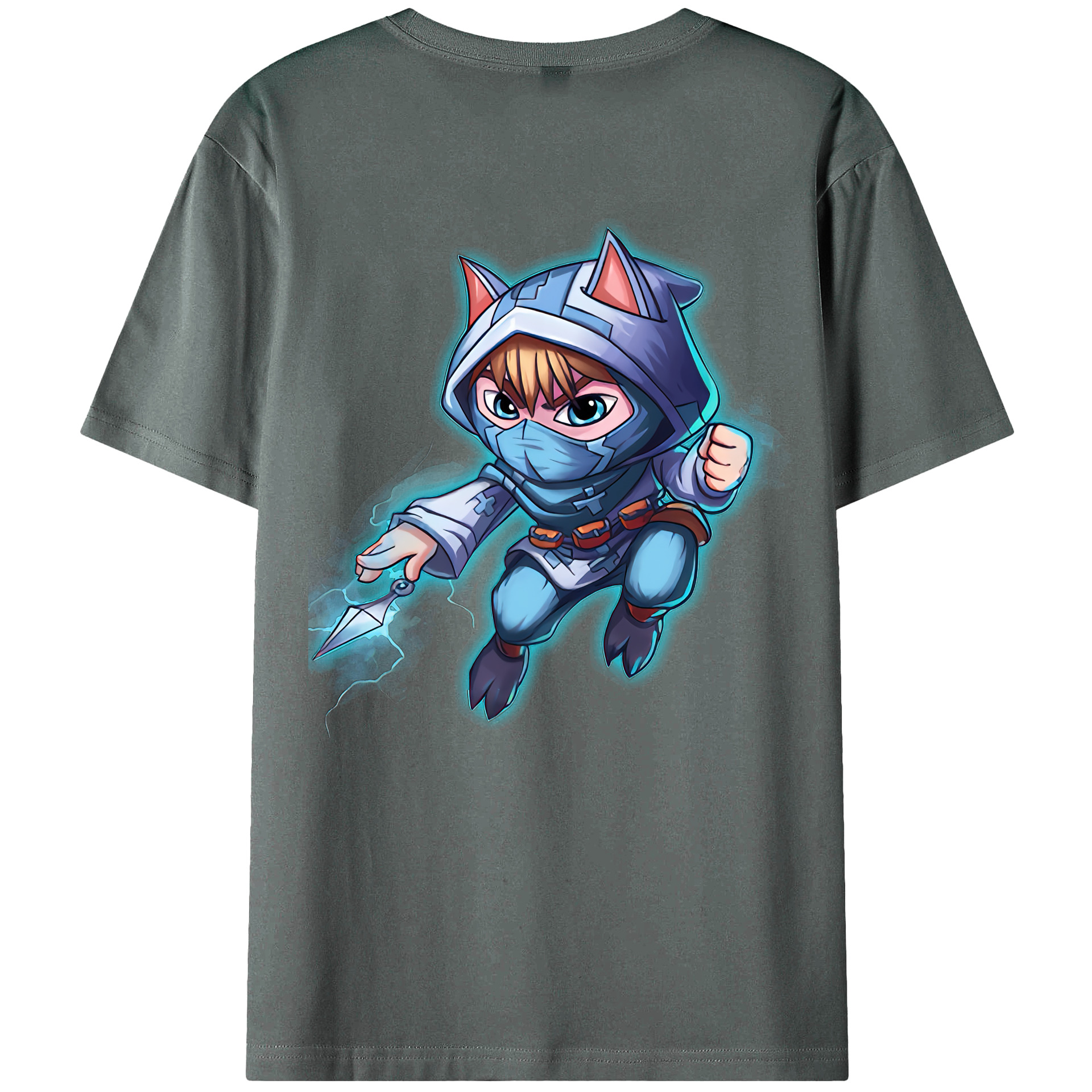 （画像用） リーグ・オブ・レジェンド League of Legends LOL 綿100％ メンズ半袖Tシャツ（バックプリント） 通気性